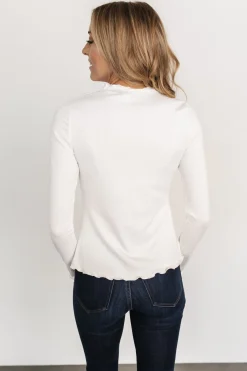 Outlet Gale Ribbed Top | blouses + shirts