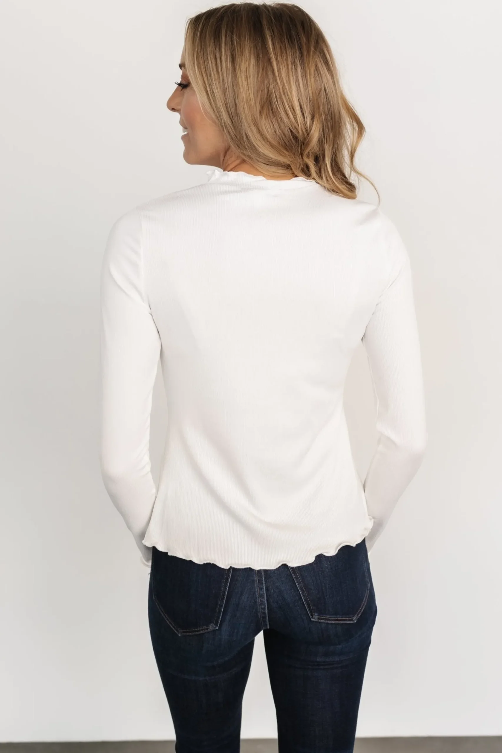 Outlet Gale Ribbed Top | blouses + shirts