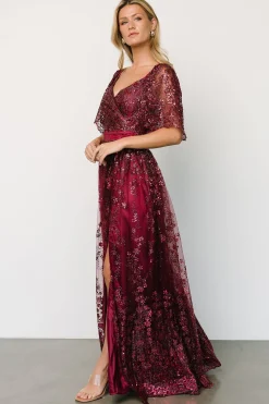 Discount Genevieve Glitter Maxi Dress | SALE