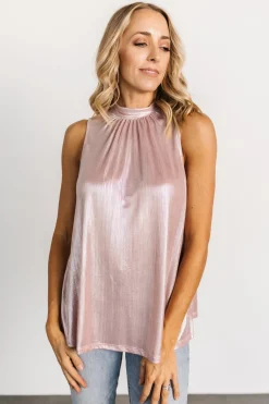 New Halo Shimmer Tank Top | blouses + shirts
