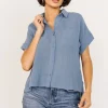 Flash Sale Hammond Short Sleeve Top | blouses + shirts