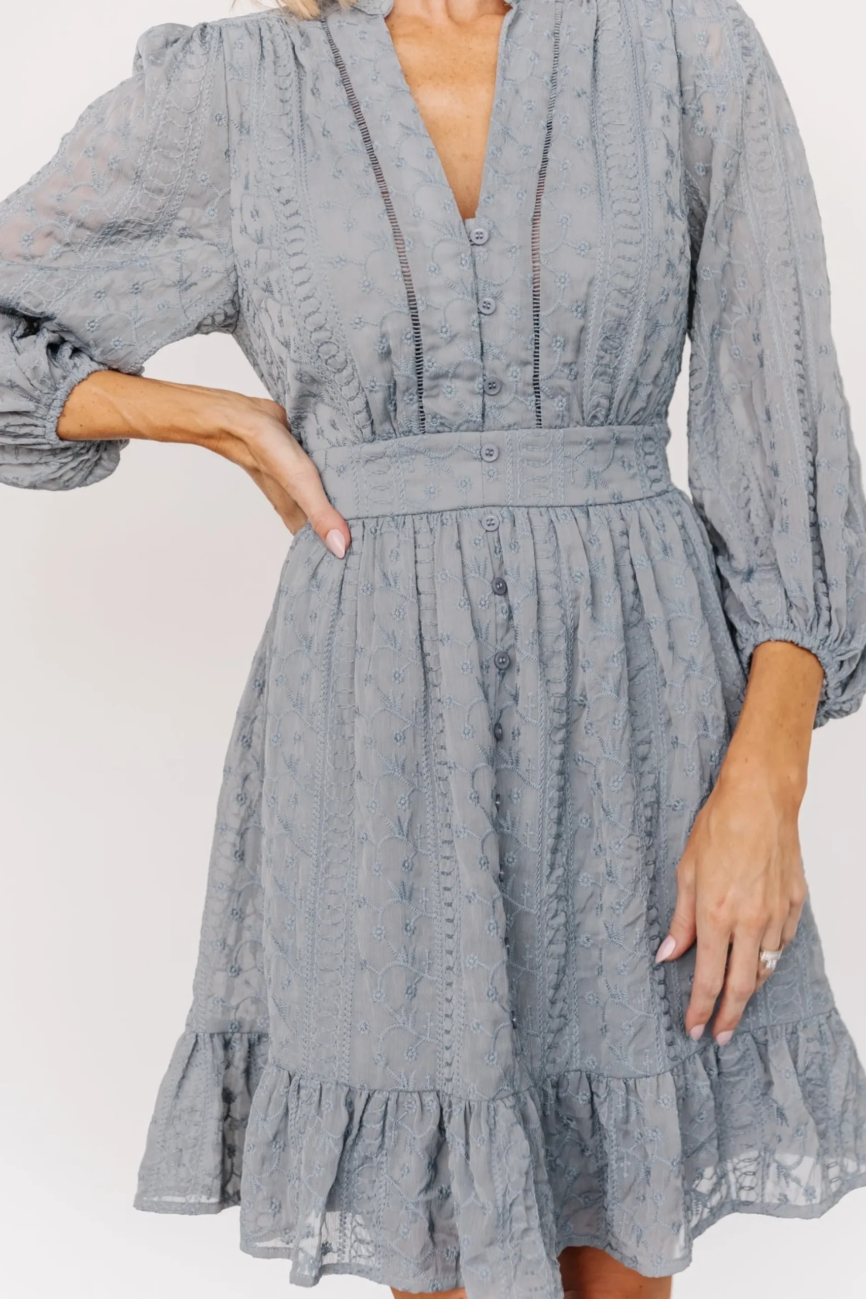 Online Harmony Embossed Dress | SALE