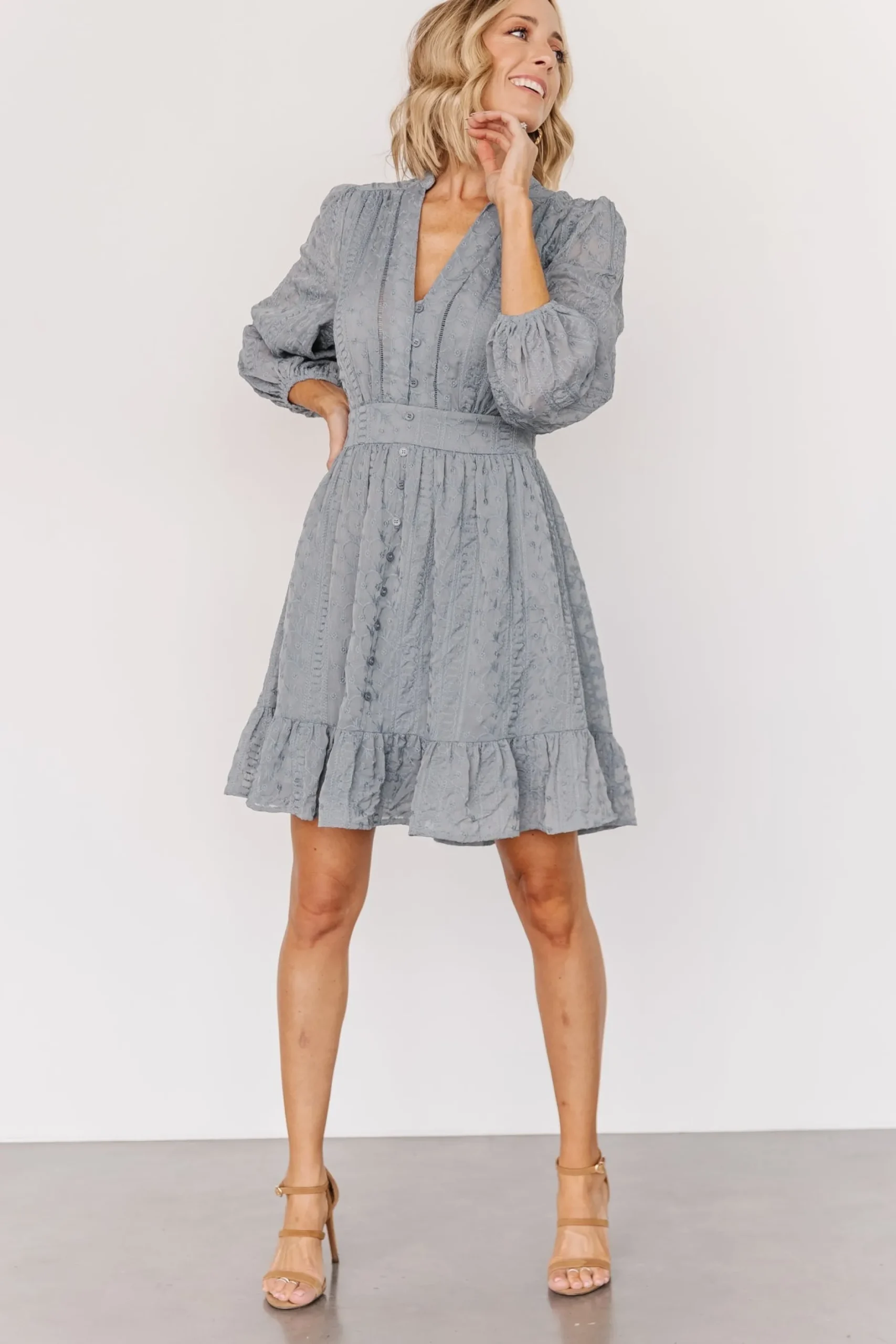 Online Harmony Embossed Dress | SALE