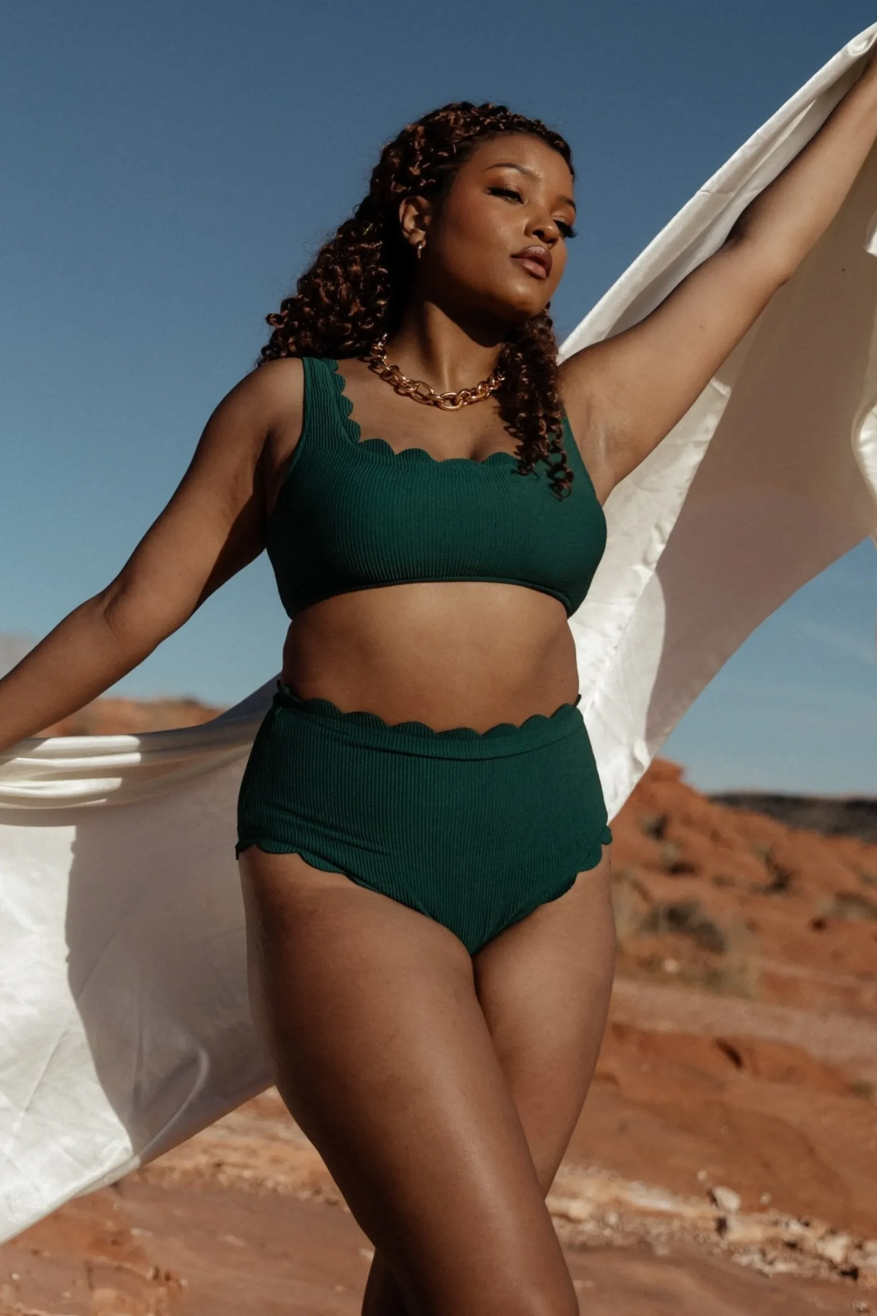 New Honolulu Scalloped Bikini Top | bikini