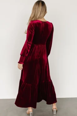 Cheap Ingrid Velvet Maxi Dress | COMING SOON