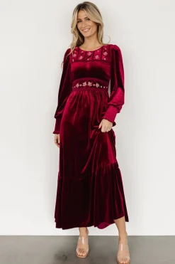 Cheap Ingrid Velvet Maxi Dress | COMING SOON