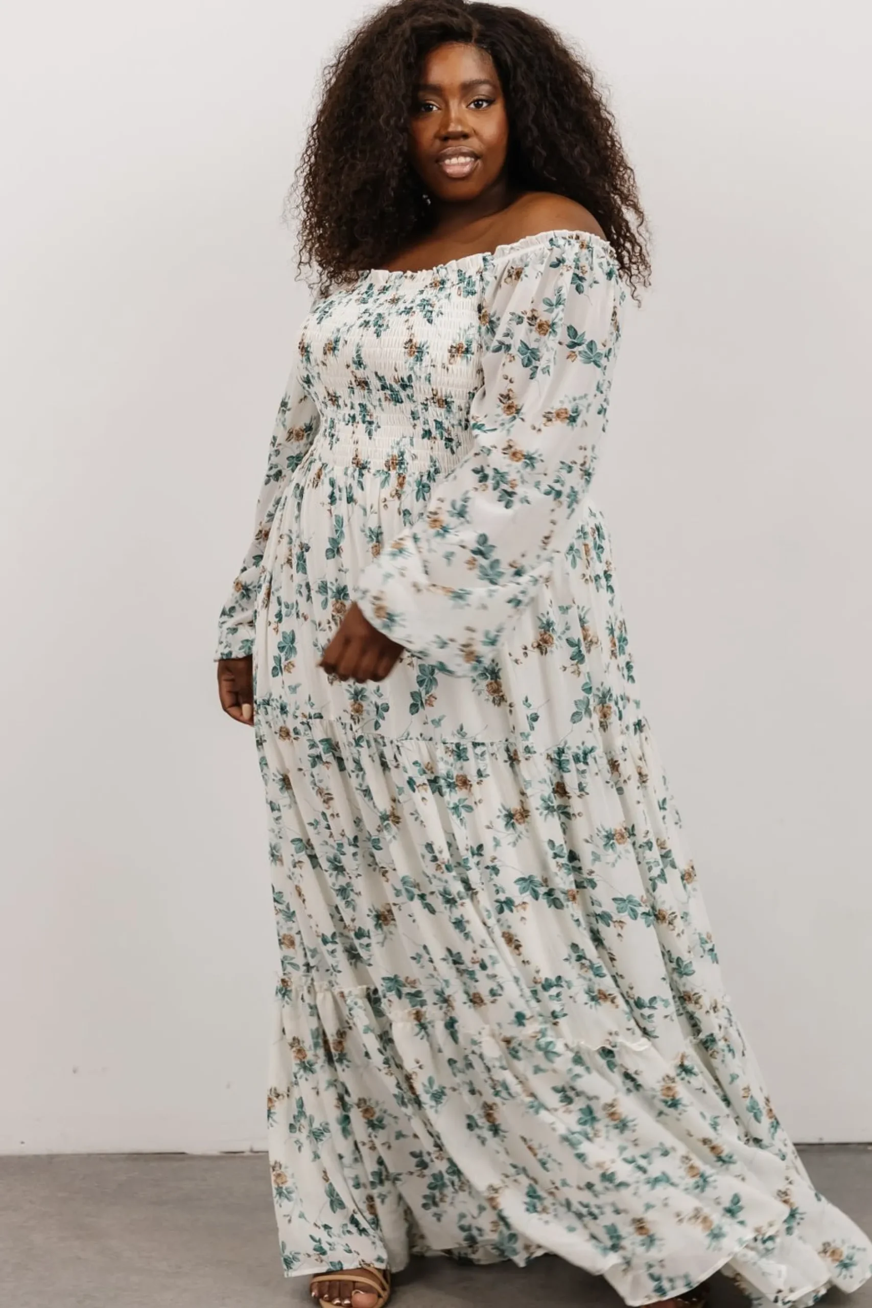 Clearance Isabela Smocked Maxi Dress | bump friendly