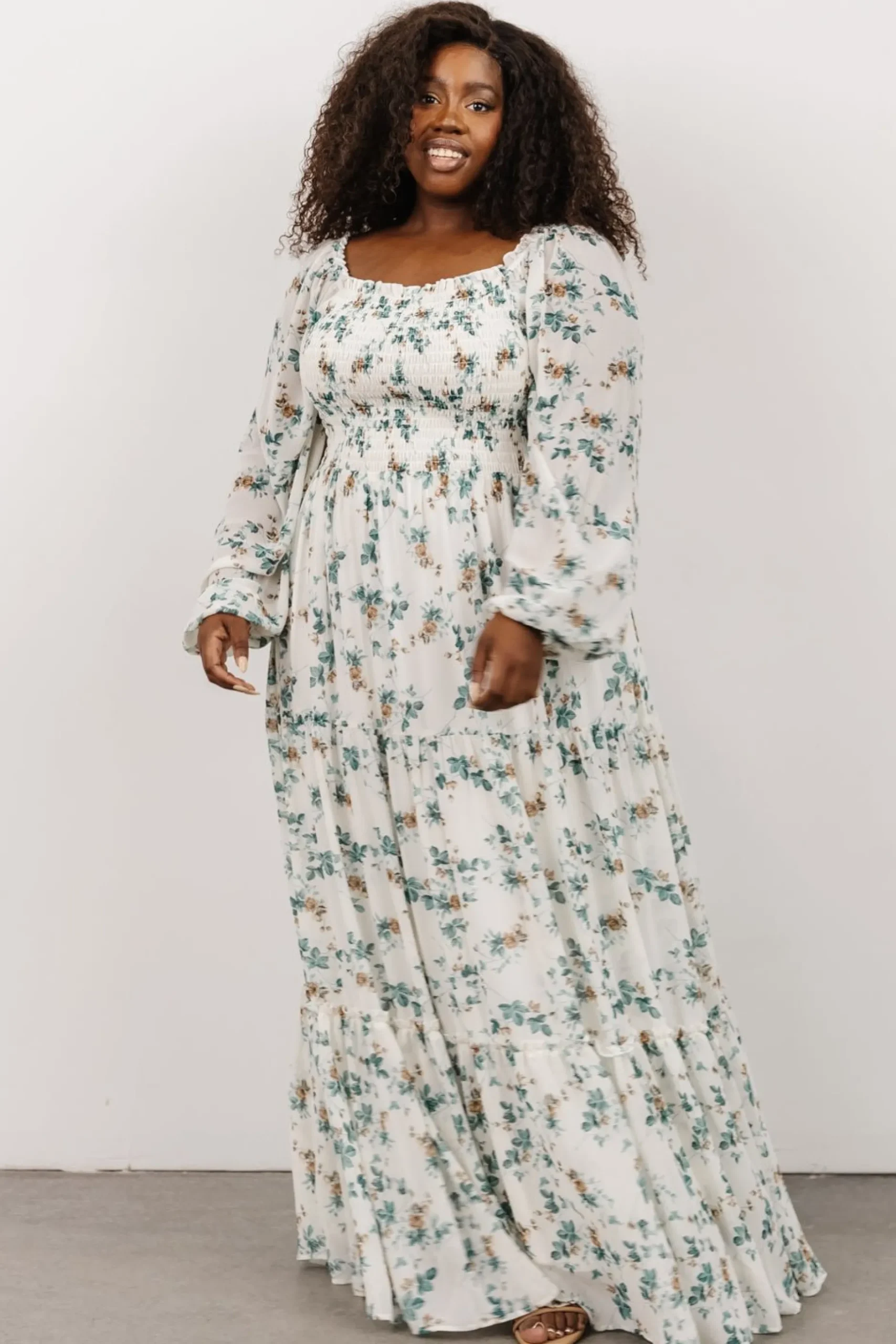 Clearance Isabela Smocked Maxi Dress | bump friendly