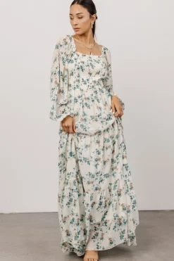Clearance Isabela Smocked Maxi Dress | bump friendly