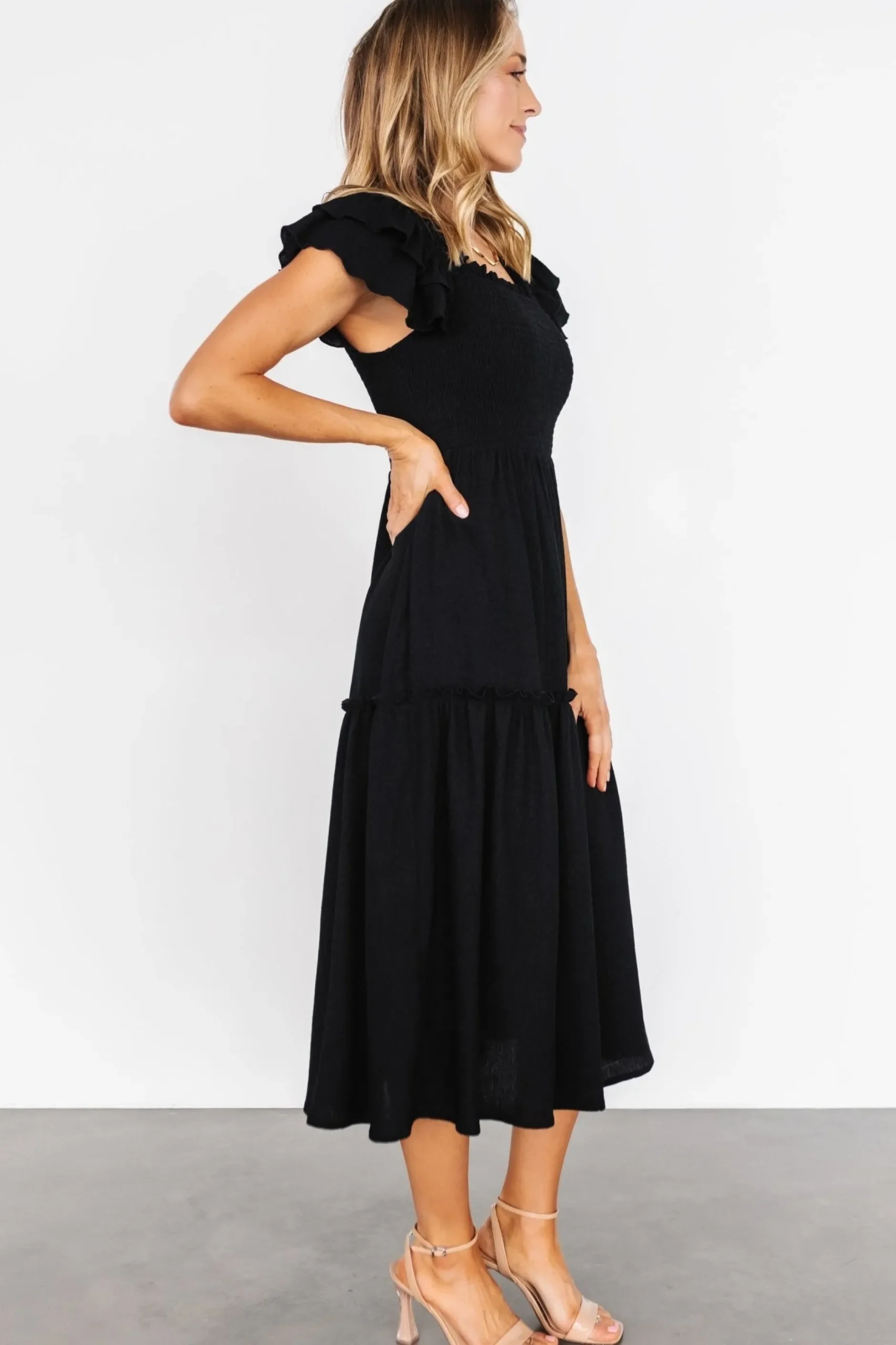 Store Jacie Smocked Midi Dress | COMING SOON