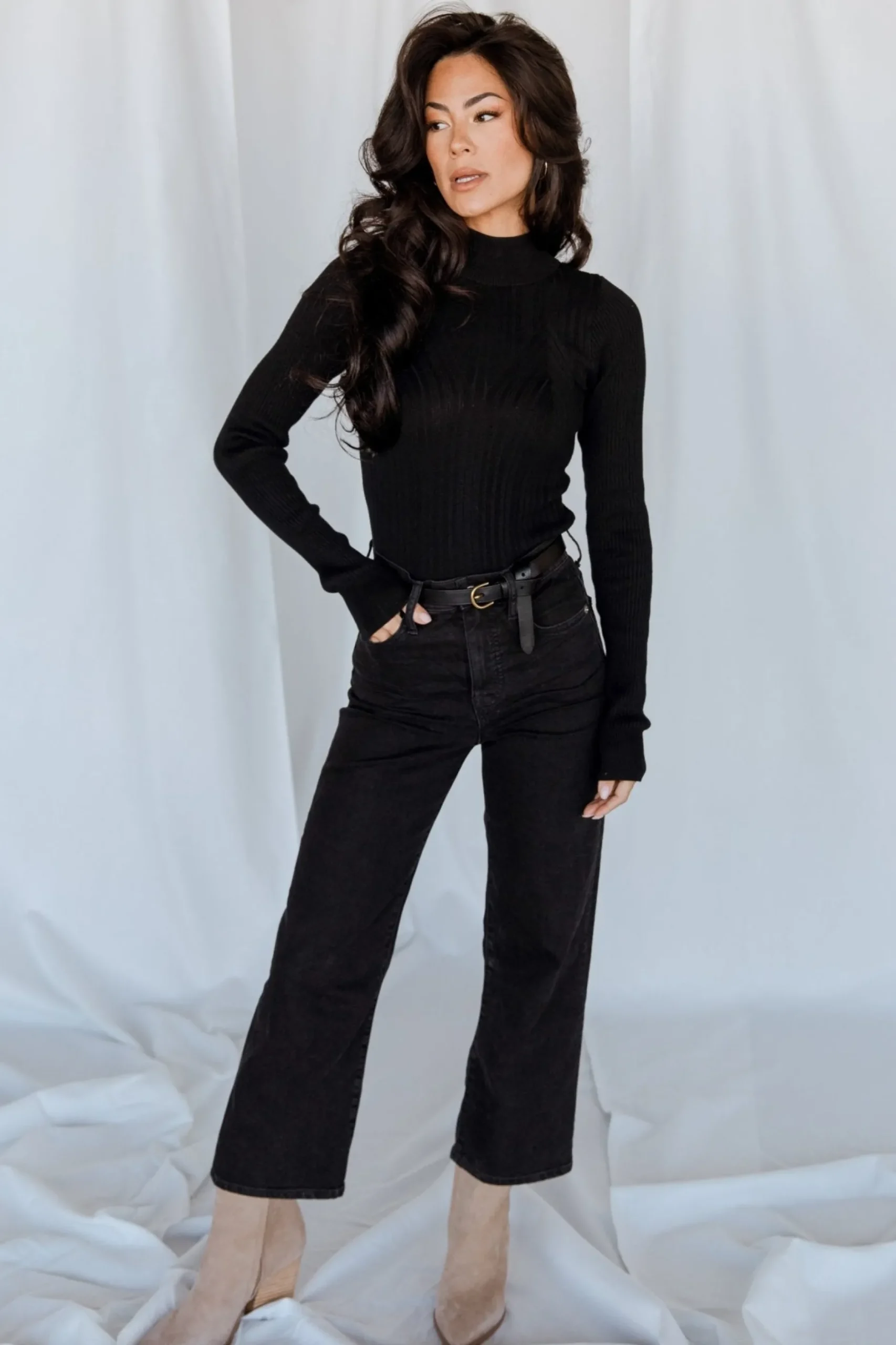 Hot Jamison Ribbed Sweater Top | sweaters