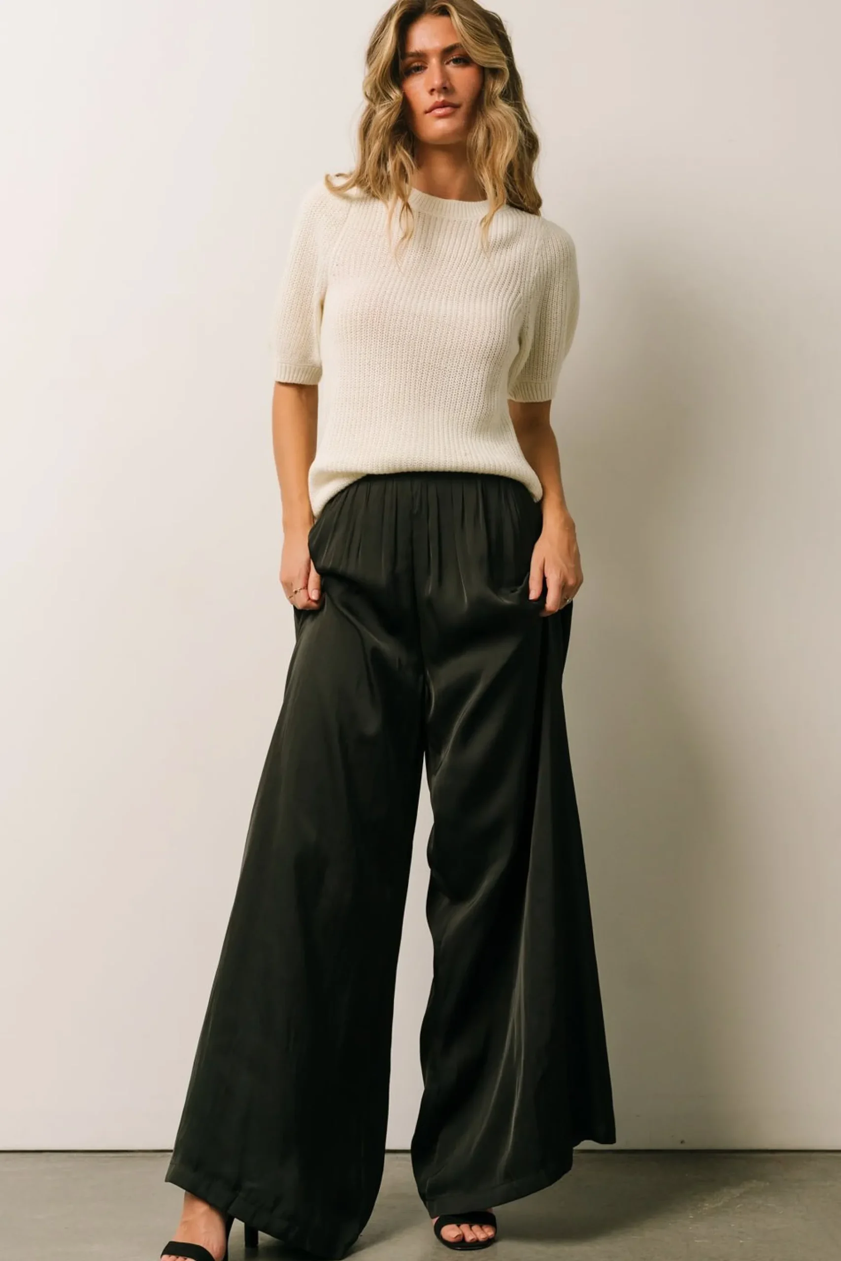 Cheap Jayla Palazzo Satin Pant | pants | WINTER ESSENTIALS