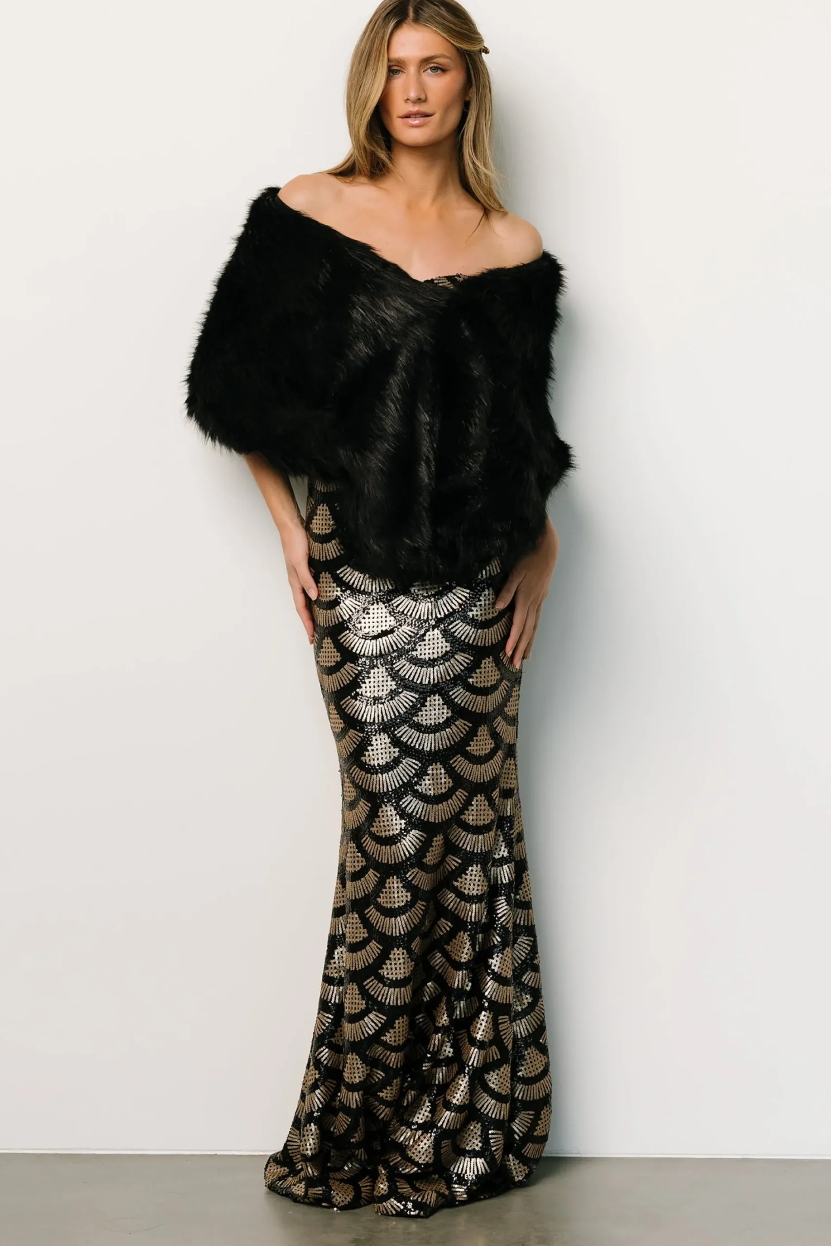 Fashion Jovie Faux Fur Shawl | shawls | COMING SOON