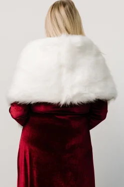 Best Sale Jovie Faux Fur Shawl | shawls | COMING SOON