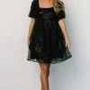 Store Joy Sequin Pearl Short Dress | embellished + sequined