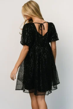 Store Joy Sequin Pearl Short Dress | embellished + sequined