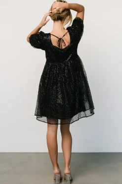 Store Joy Sequin Pearl Short Dress | embellished + sequined