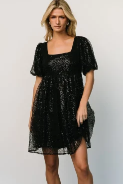 Store Joy Sequin Pearl Short Dress | embellished + sequined