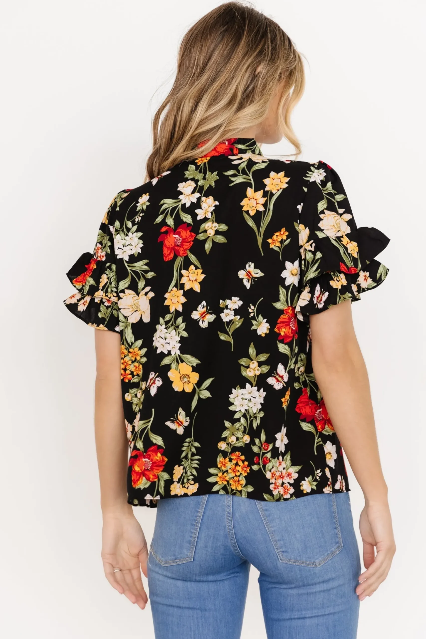 Best Sale Judy Ruffle Sleeve Top | blouses + shirts