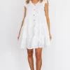 Discount Kayla Button Up Short Dress | cover up
