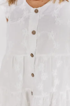 Discount Kayla Button Up Short Dress | cover up