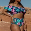 Fashion Keke High Waisted Bikini Bottom | bikini