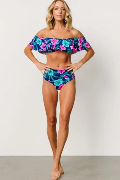 Fashion Keke High Waisted Bikini Bottom | bikini