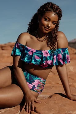 Online Keke Off Shoulder Bikini Top | bikini