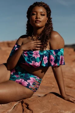 Online Keke Off Shoulder Bikini Top | bikini