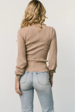 Shop Kenzie Pointelle Sweater Top | sweaters