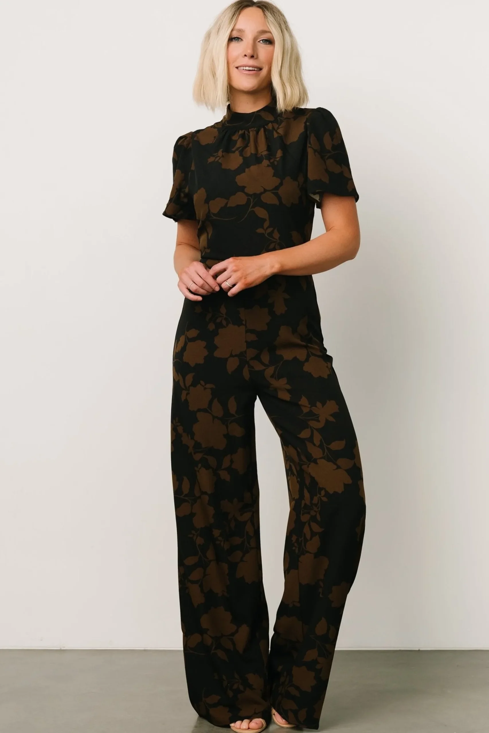 Best Langham Mock Neck Jumpsuit | COMING SOON