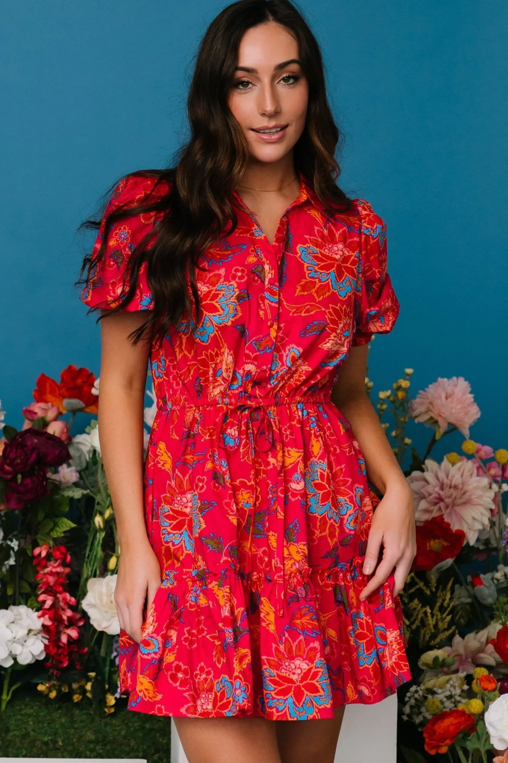 Cheap Lara Ruffle Short Dress | short dresses