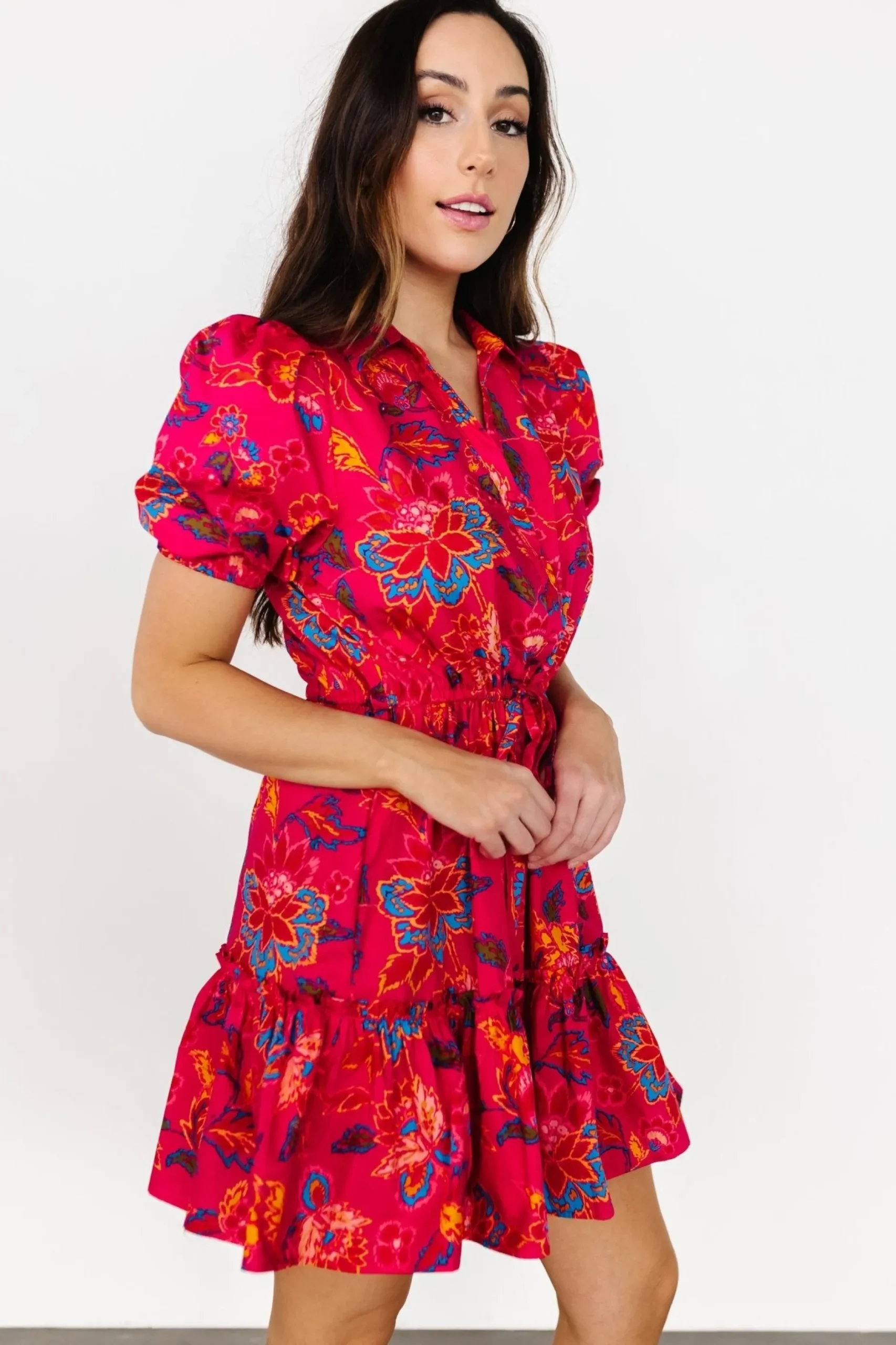 Cheap Lara Ruffle Short Dress | short dresses