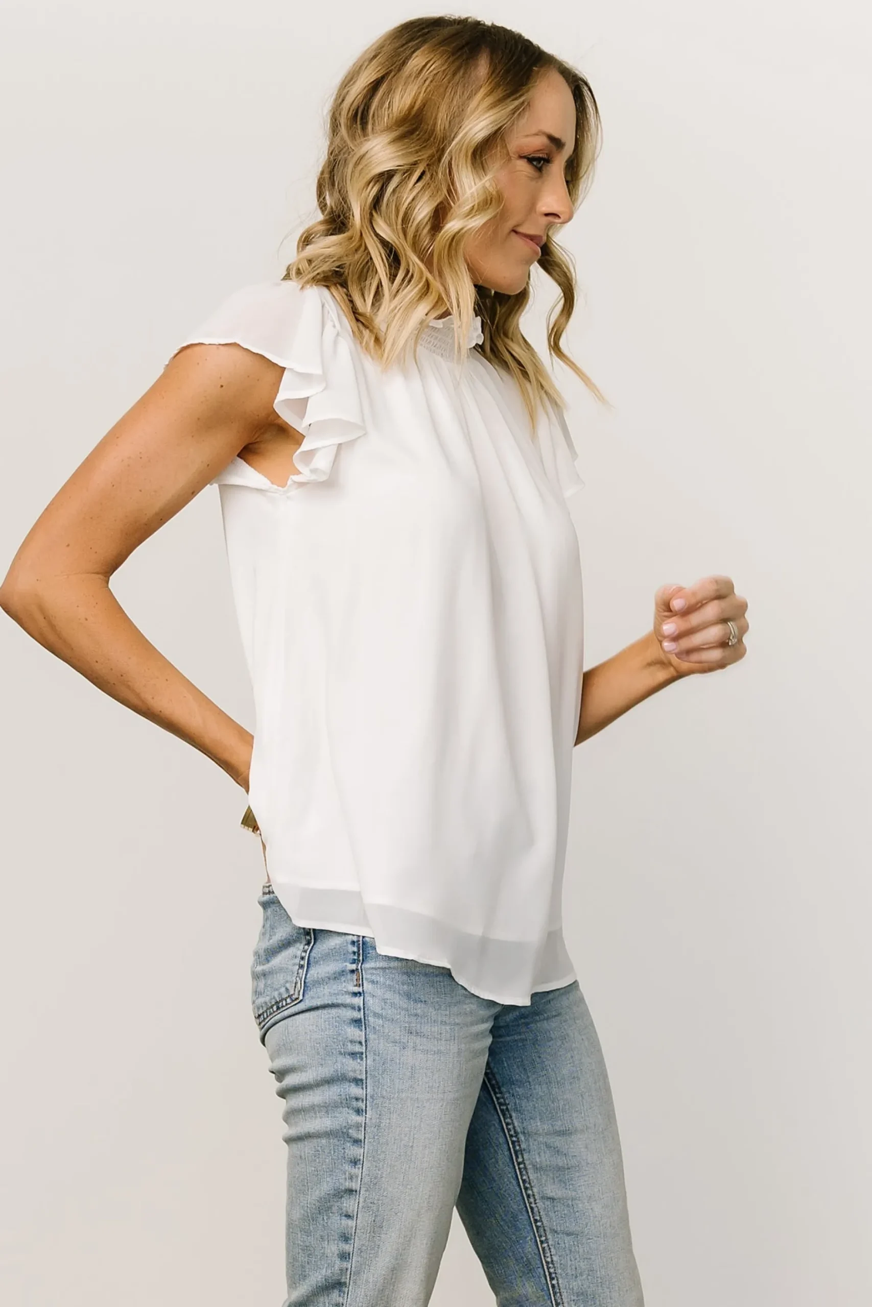 Best Leah Mock Neck Top | blouses + shirts