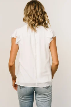 Best Leah Mock Neck Top | blouses + shirts