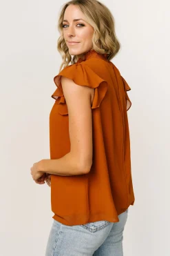 Best Leah Mock Neck Top | blouses + shirts