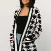 Hot Leroy Houndstooth Cardigan | COMING SOON