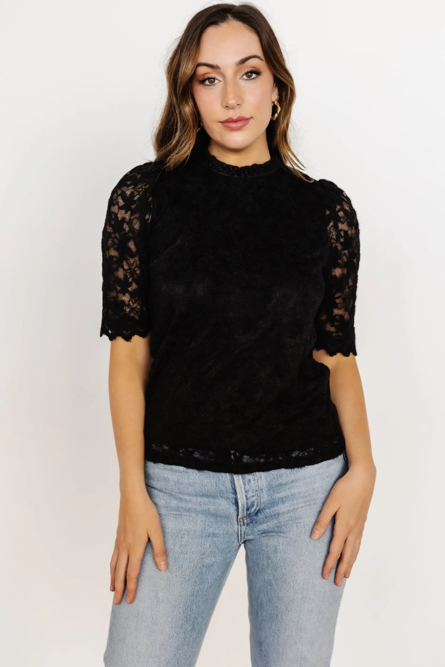Clearance Lottie Lace Top | blouses + shirts