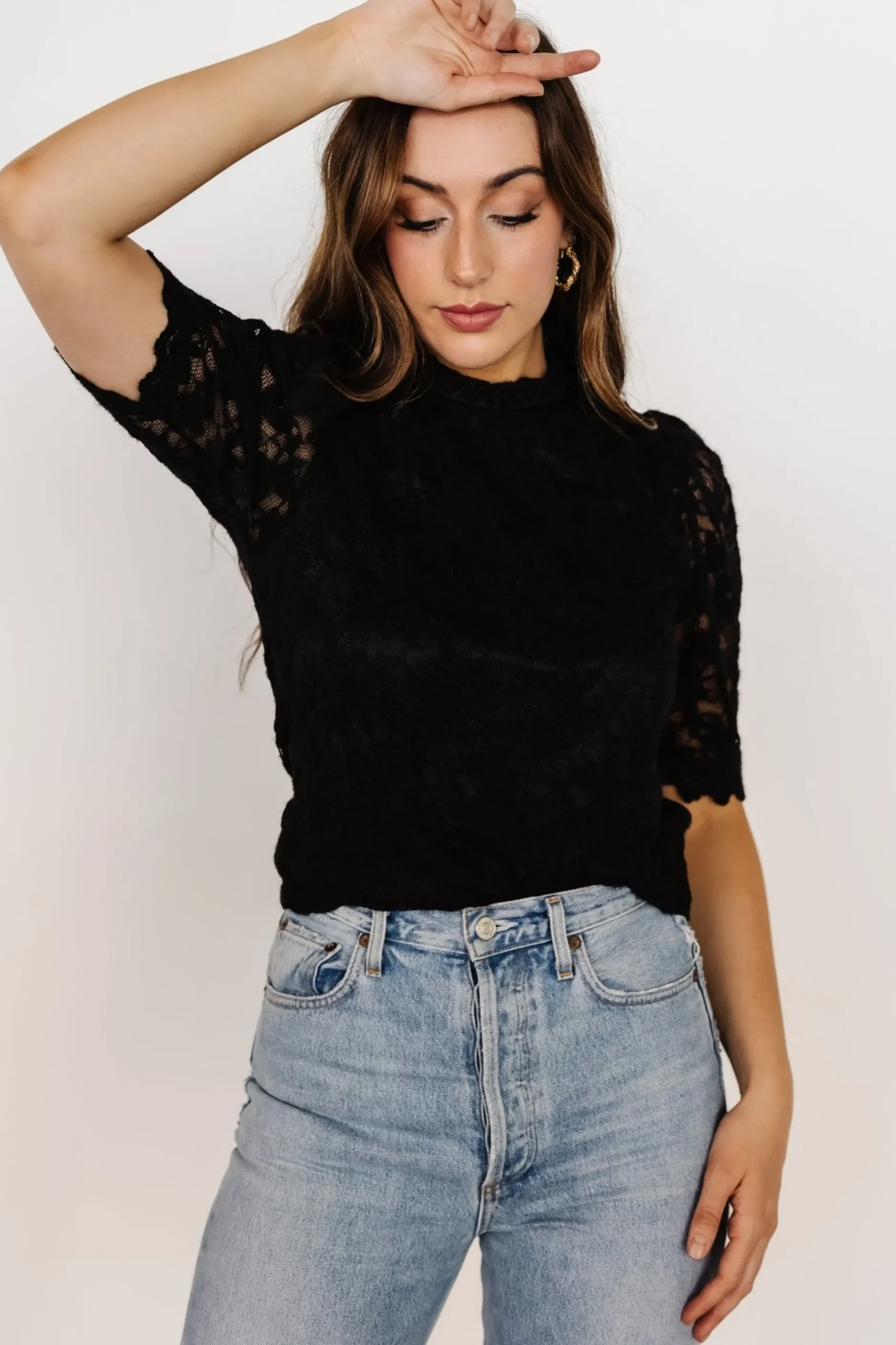 Clearance Lottie Lace Top | blouses + shirts