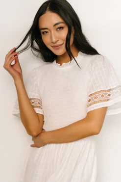 Shop Loveland Geo Lace Maxi Dress | maxi dresses | WINTER ESSENTIALS