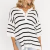 Cheap Maddock Stripe Knit Top | WINTER ESSENTIALS