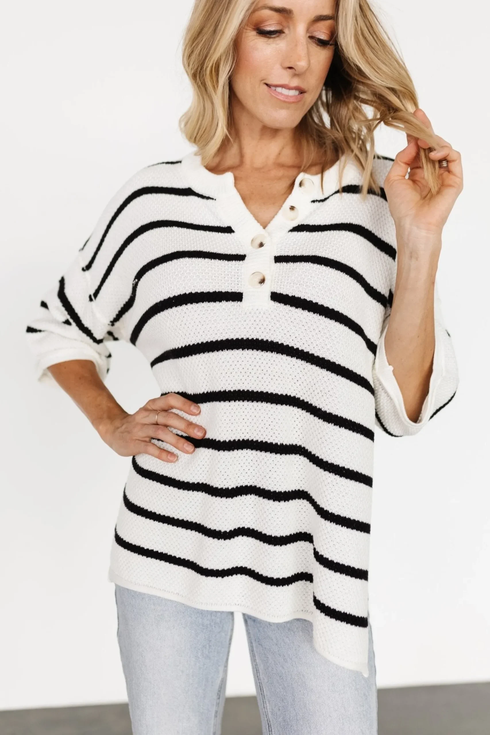 Cheap Maddock Stripe Knit Top | WINTER ESSENTIALS
