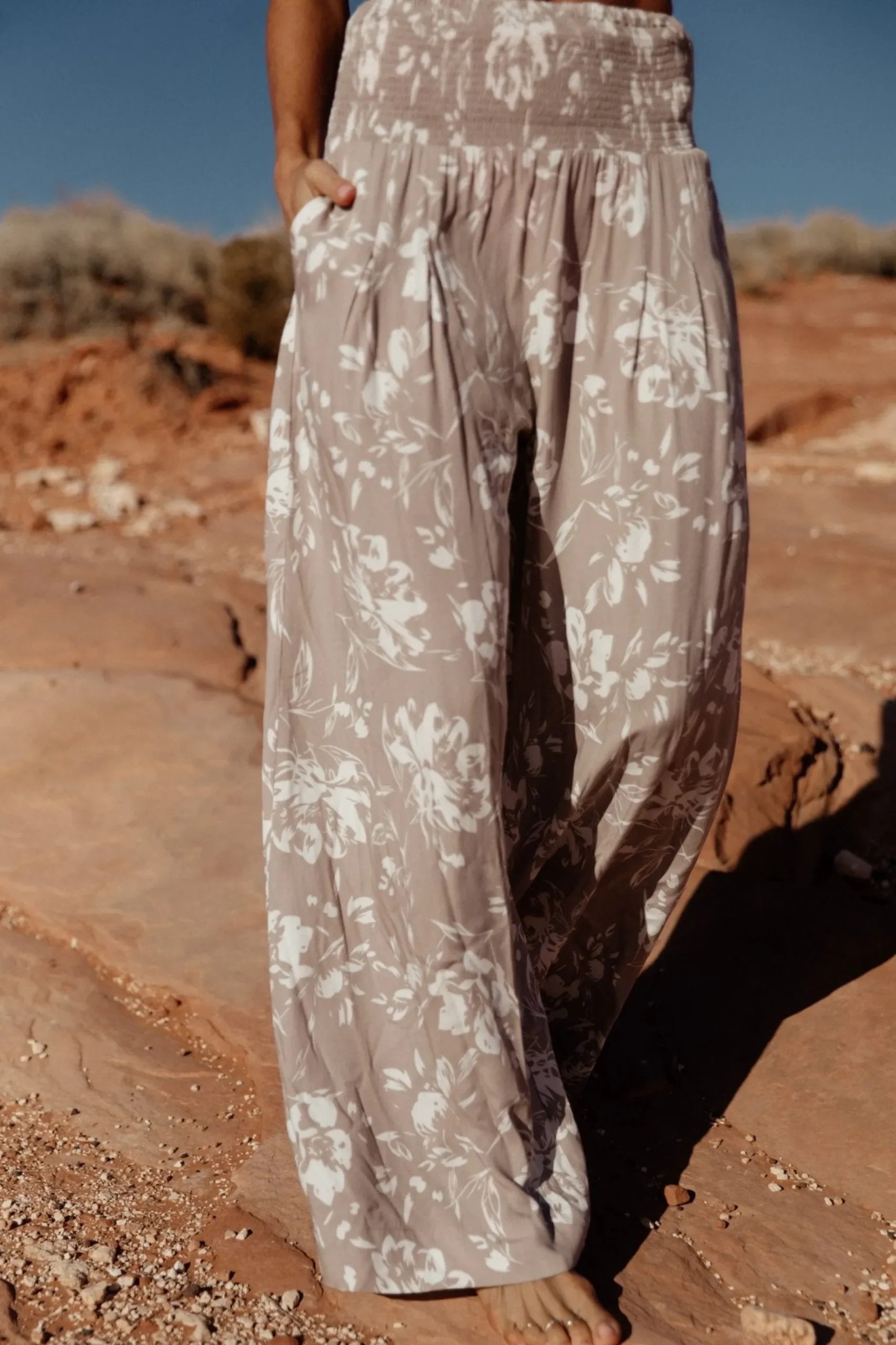 Cheap Malta Smocked Waist Pants | BOTTOMS | pants