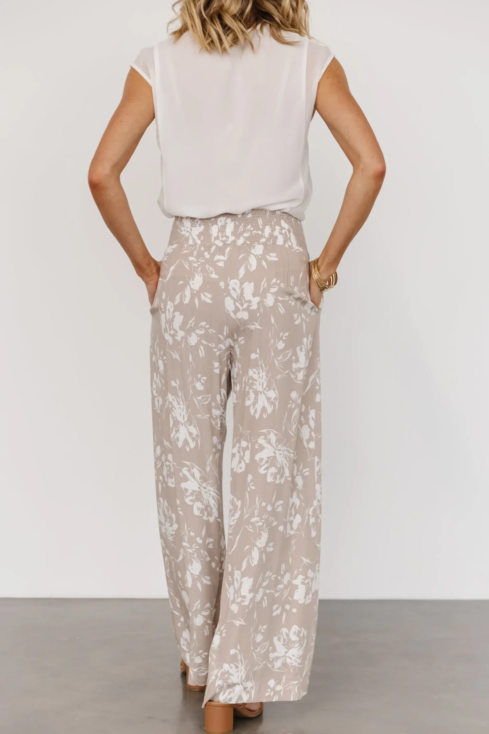 Cheap Malta Smocked Waist Pants | BOTTOMS | pants