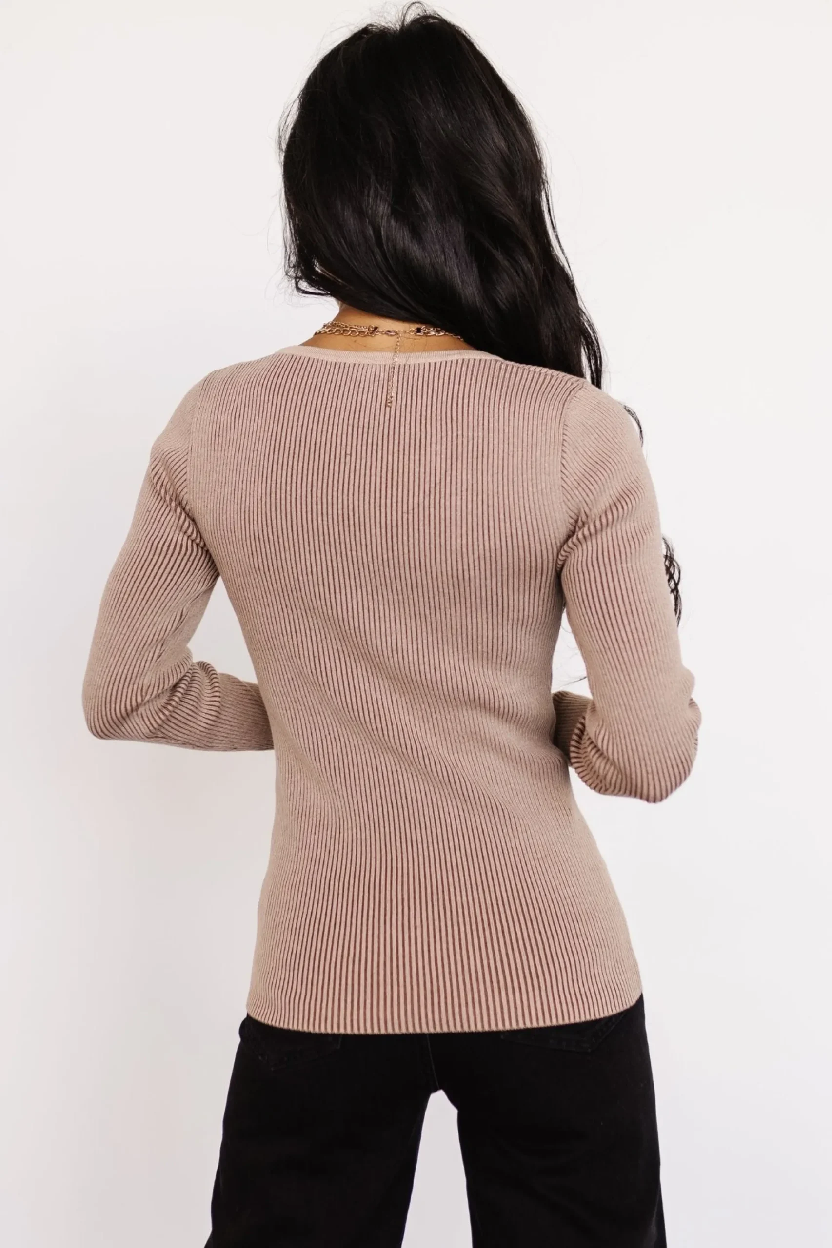 New Maria Sweetheart Ribbed Top | TOPS