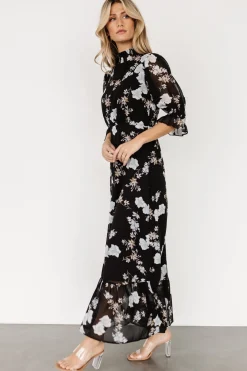 New Marie Mock Neck Maxi Dress | WEDDING SUITE | wedding guest