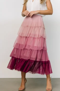 Cheap Marlene Tulle Ruffle Skirt | skirts
