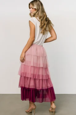 Cheap Marlene Tulle Ruffle Skirt | skirts