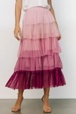 Cheap Marlene Tulle Ruffle Skirt | skirts