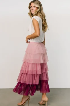 Cheap Marlene Tulle Ruffle Skirt | skirts
